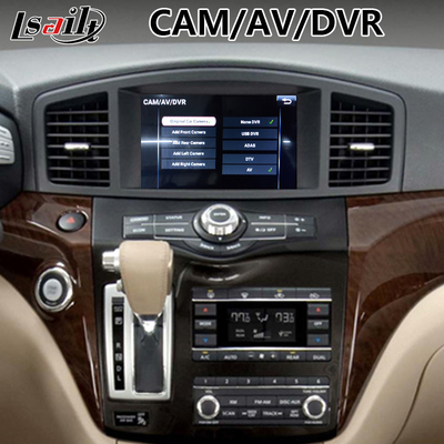 Giao diện video điều hướng Lsailt Android cho Nissan Quest E52 với Youtube NetFlix Yandex Carplay