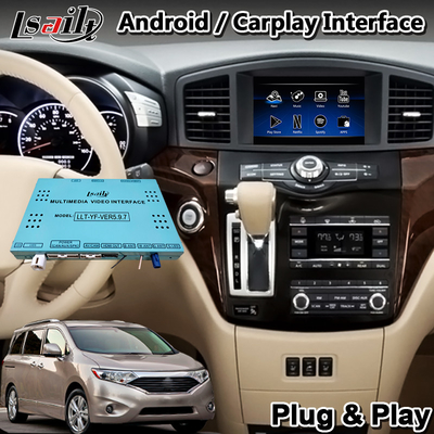 Giao diện video điều hướng Lsailt Android cho Nissan Quest E52 với Youtube NetFlix Yandex Carplay