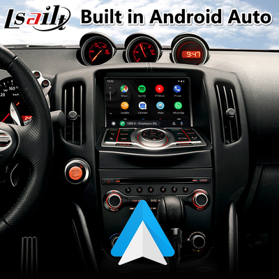 Giao diện Lsailt Android Carplay cho Nissan 370Z với Android Auto Youtube Waze không dây
