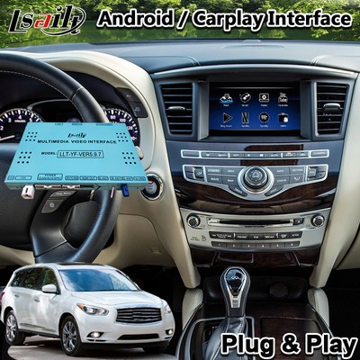 Hộp giao diện điều hướng Carplay của Lsailt dành cho Infiniti JX35 với NetFlix Yandex Waze