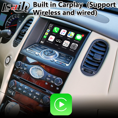 Giao diện video đa phương tiện Lsailt Android cho Infiniti EX35 với tính năng tự động Android Carplay không dây