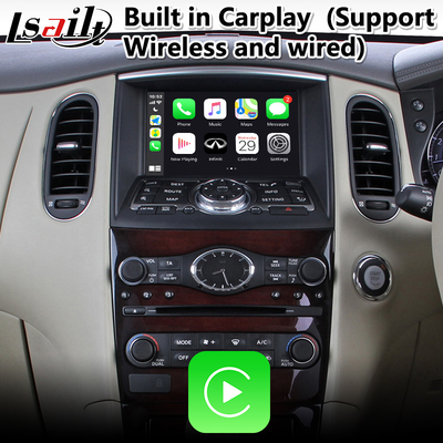 Giao diện Lsailt Android Carplay cho Infiniti EX37 Với Định vị GPS NetFlix Yandex
