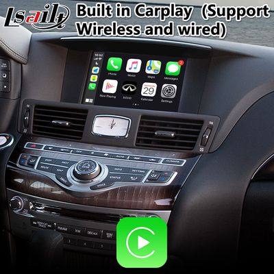 Giao diện đa phương tiện Android Lsailt Carplay cho Infiniti M37S M37 M35 M45 với NetFlix Yandex