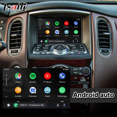Lsailt Infiniti Carplay Box, Giao diện định vị GPS Android cho QX50 với ô tô android không dây