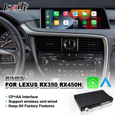 Lexus Carplay Android Auto Interface cho RX450H RX350 RX 350 Kiểm soát chuột 2016-2019