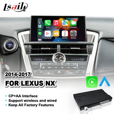 Giao diện Carplay tự động Android không dây cho Lexus NX300H NX200T NX 300h 2014-2017