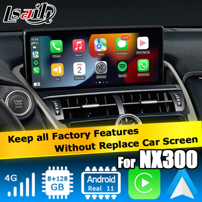 Qualcomm cơ sở Android 11 8+128GB Lexus NX300 NX300h NX200t giao diện video Android carplay