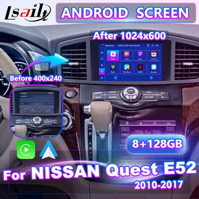 Màn hình giao diện Carplay đa phương tiện Android 8 inch cho Nissan Quest E52 2011-2017