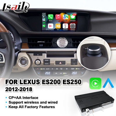 Giao diện Android Auto Carplay không dây cho 2012-2018 Lexus ES250 ES200 ES350 ES300h ES 250 200 Điều khiển nút