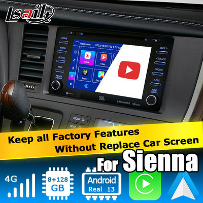 Android 13 Carplay giao diện video Android hộp tự động cho Toyota Sienna